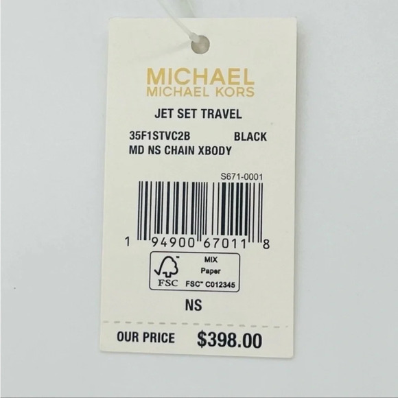 Michael Kors Medium NS Chain Xbody Bag Black
Leather Black - Picture 12 of 12